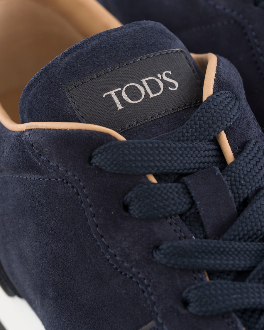 Herre | Tod's Active Running Sneaker Navy Suede | Tod's | Active Running Sneaker Navy Suede