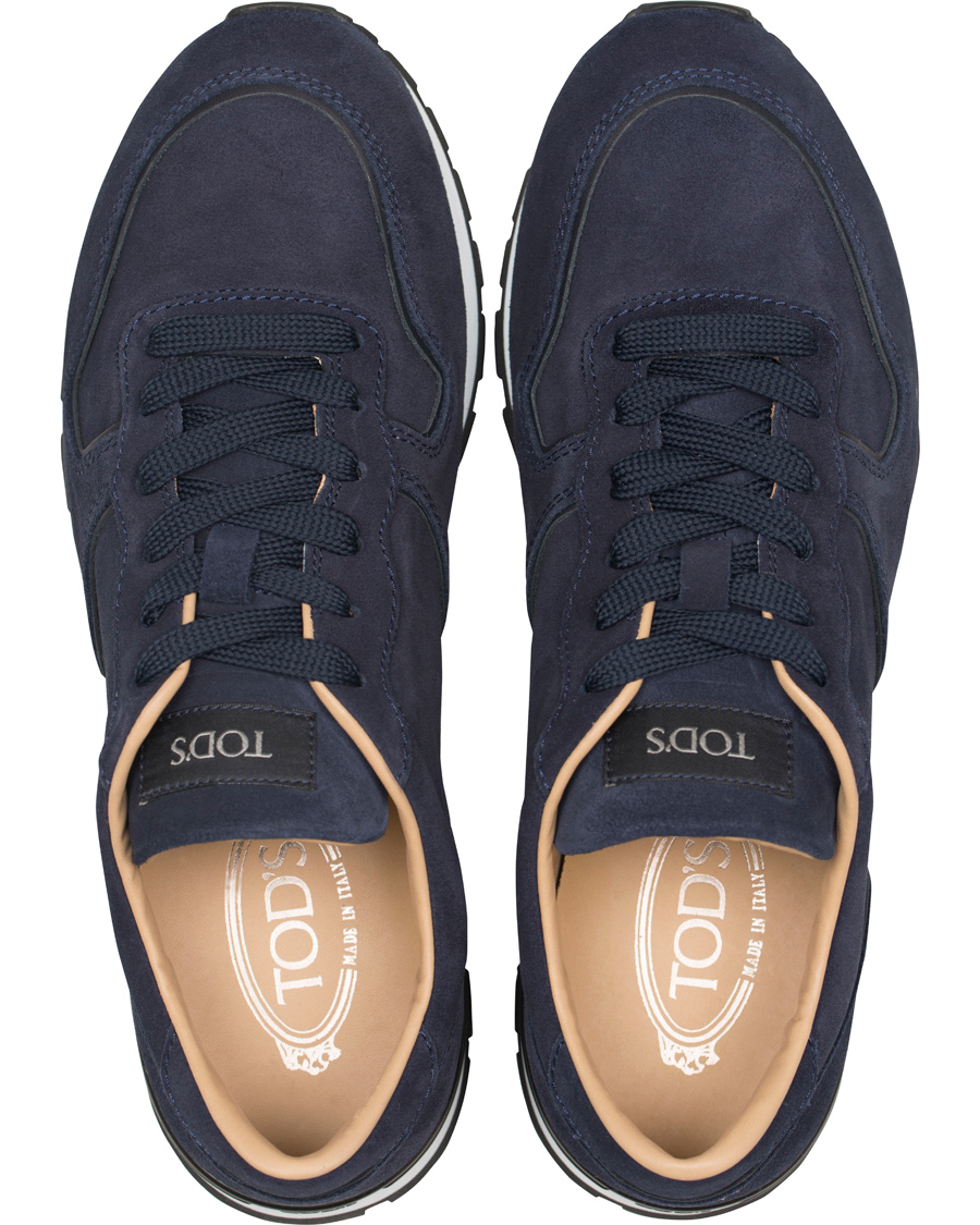 Herre | Tod's Active Running Sneaker Navy Suede | Tod's | Active Running Sneaker Navy Suede