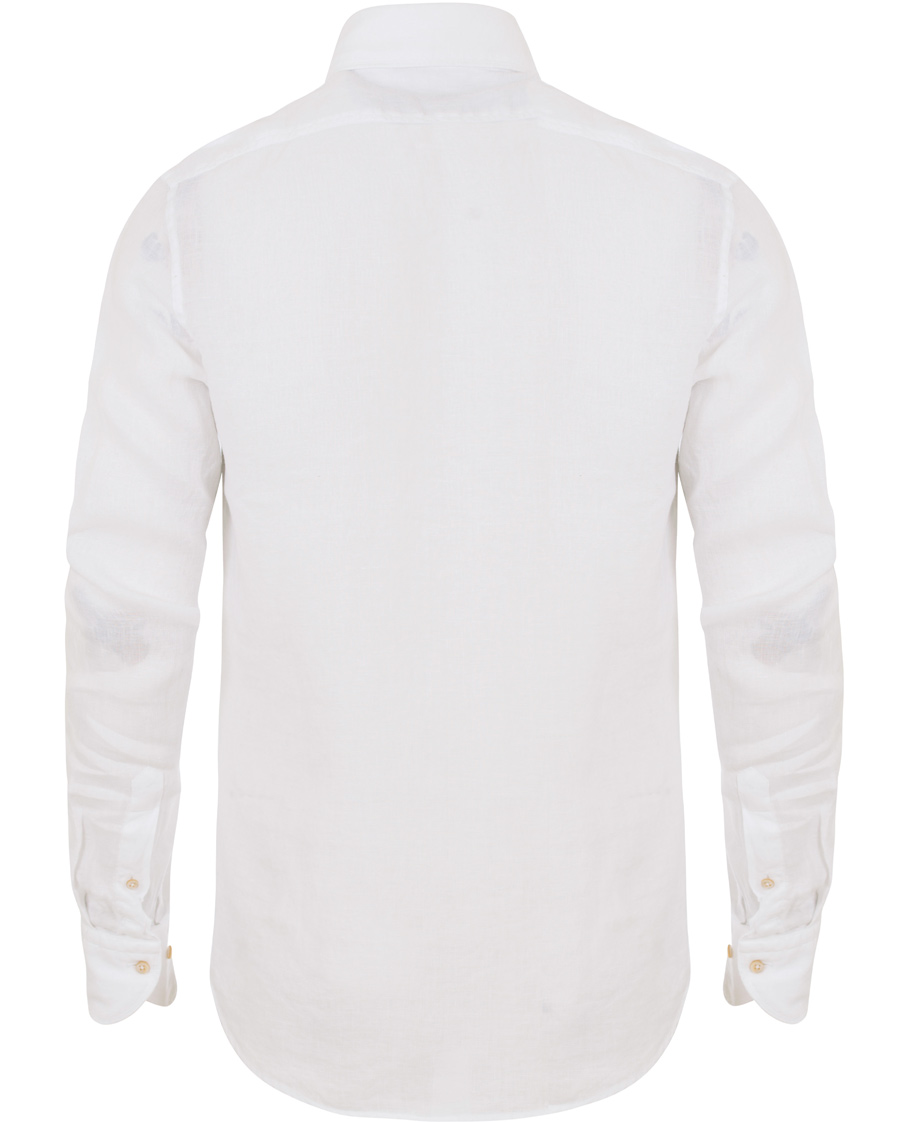 Herre | Skjorter | Stenströms | Slimline Linen Shirt White