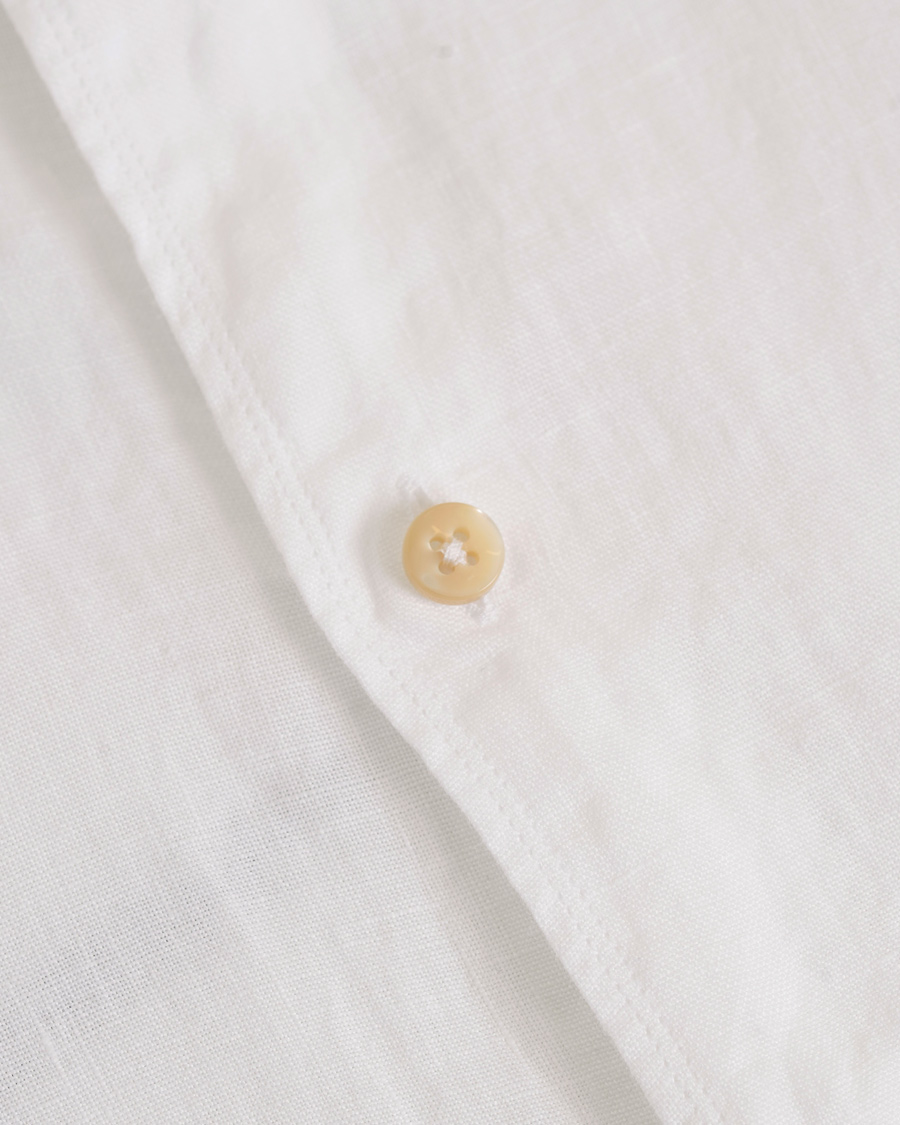 Herre | Skjorter | Stenströms | Slimline Linen Shirt White