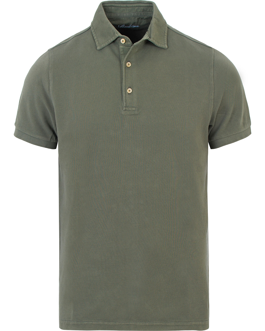 Herre | Pikéer | Stenströms | Pigment Dyed Polo Forrest Green