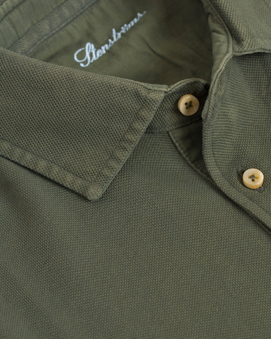 Herre | Pikéer | Stenströms | Pigment Dyed Polo Forrest Green