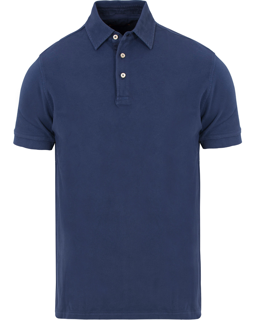 Herre | Pikéer | Stenströms | Pigment Dyed Polo Navy