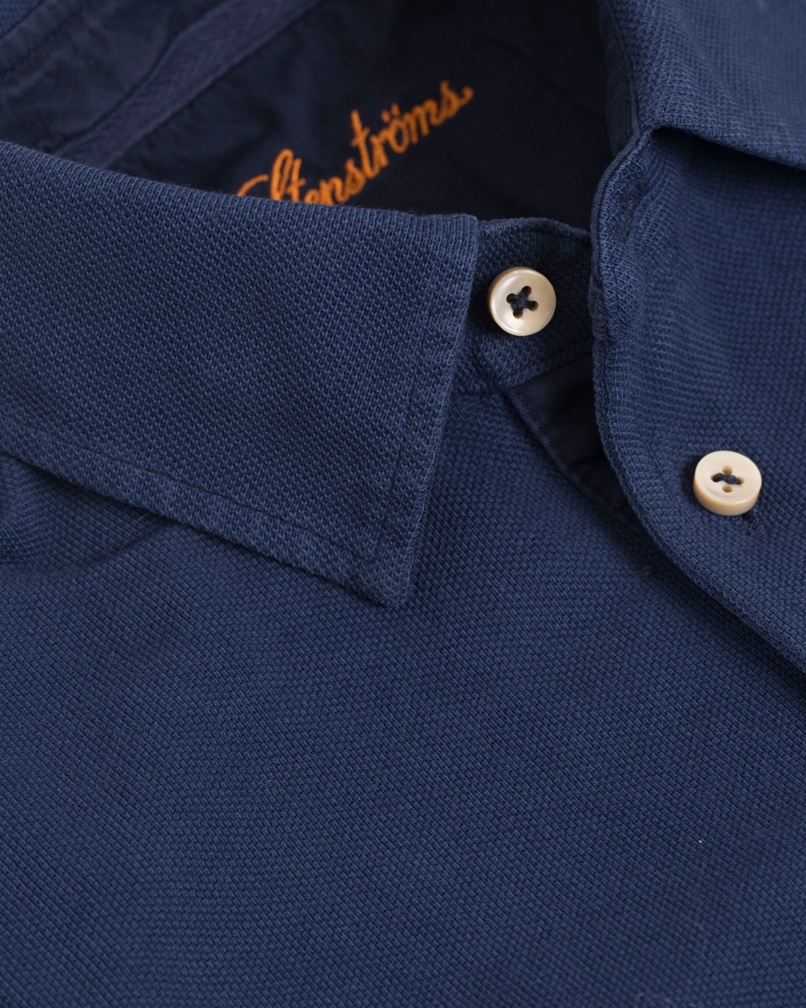 Herre | Pikéer | Stenströms | Pigment Dyed Polo Navy