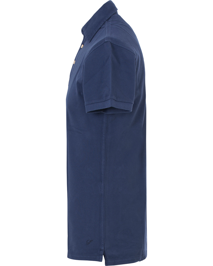 Herre | Pikéer | Stenströms | Pigment Dyed Polo Navy