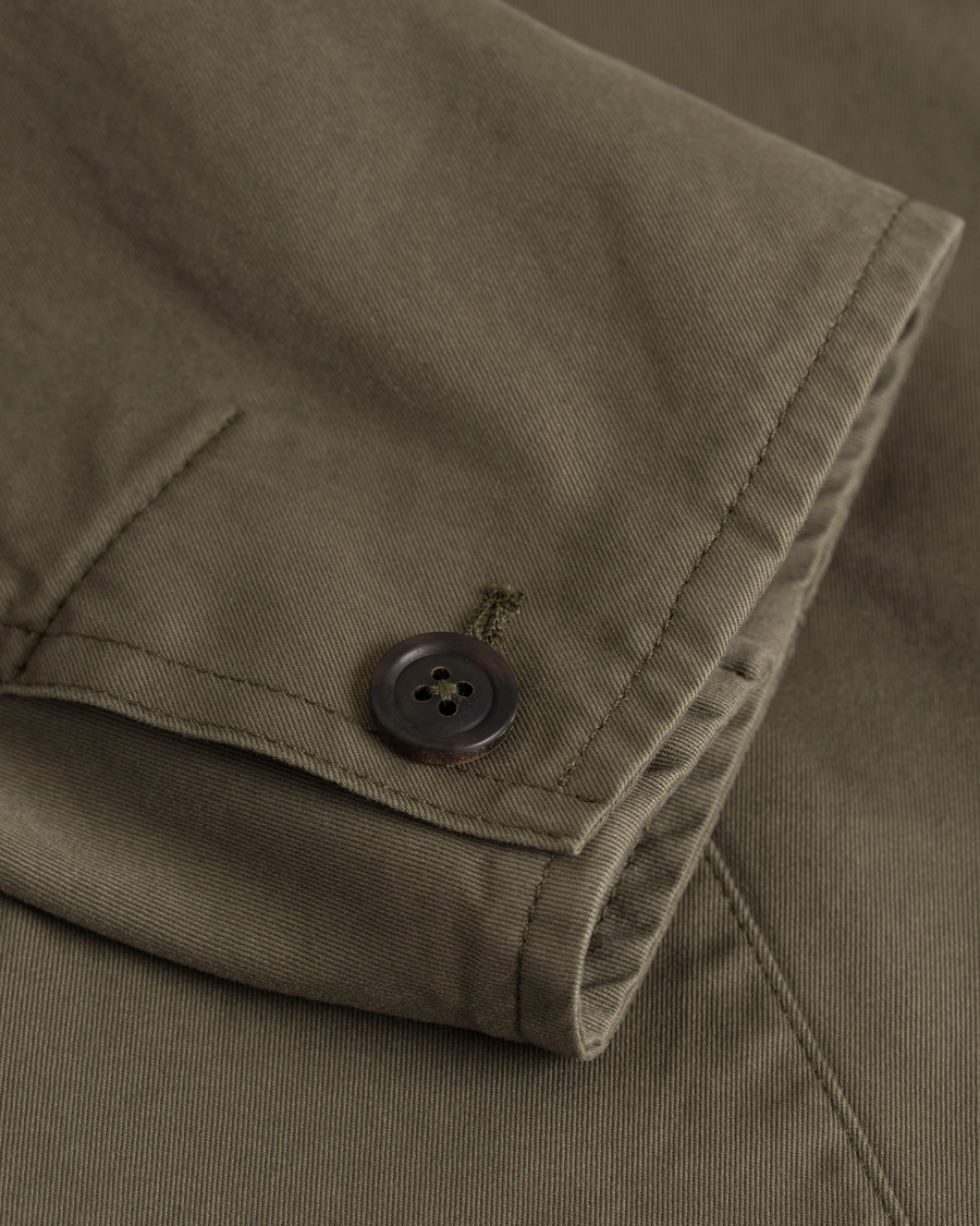 Herre | Dressjakker | Gieves & Hawkes | Canvas Patch Pocket Blazer Olive Green