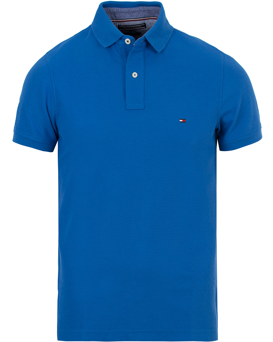 Herre | Pikéer | Tommy Hilfiger | Performance Slim Fit Polo Nautical Blue