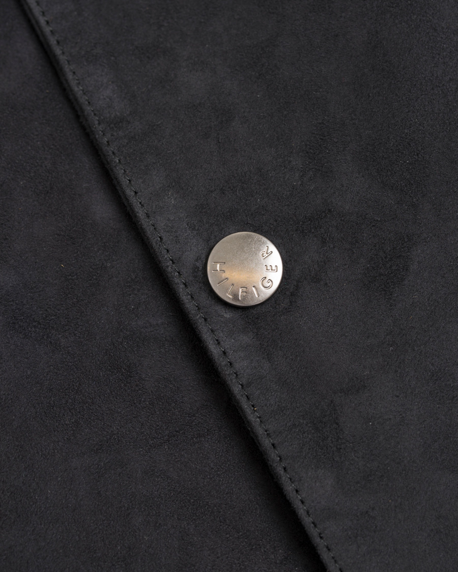 Herre | Jakker | Tommy Hilfiger | Caen Bomber Suede Jacket Midnight