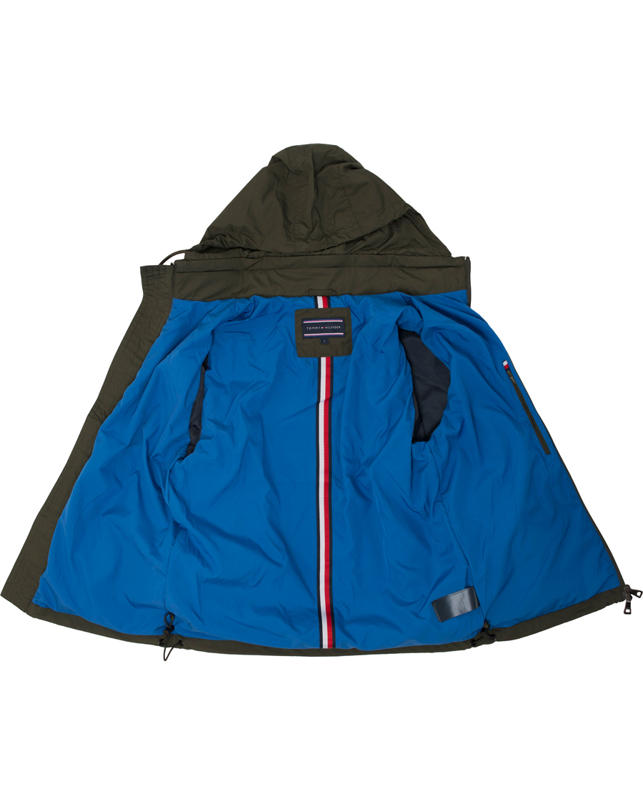 Herre | Jakker | Tommy Hilfiger | Darrel Nylon Hood Jacket Forrest Night