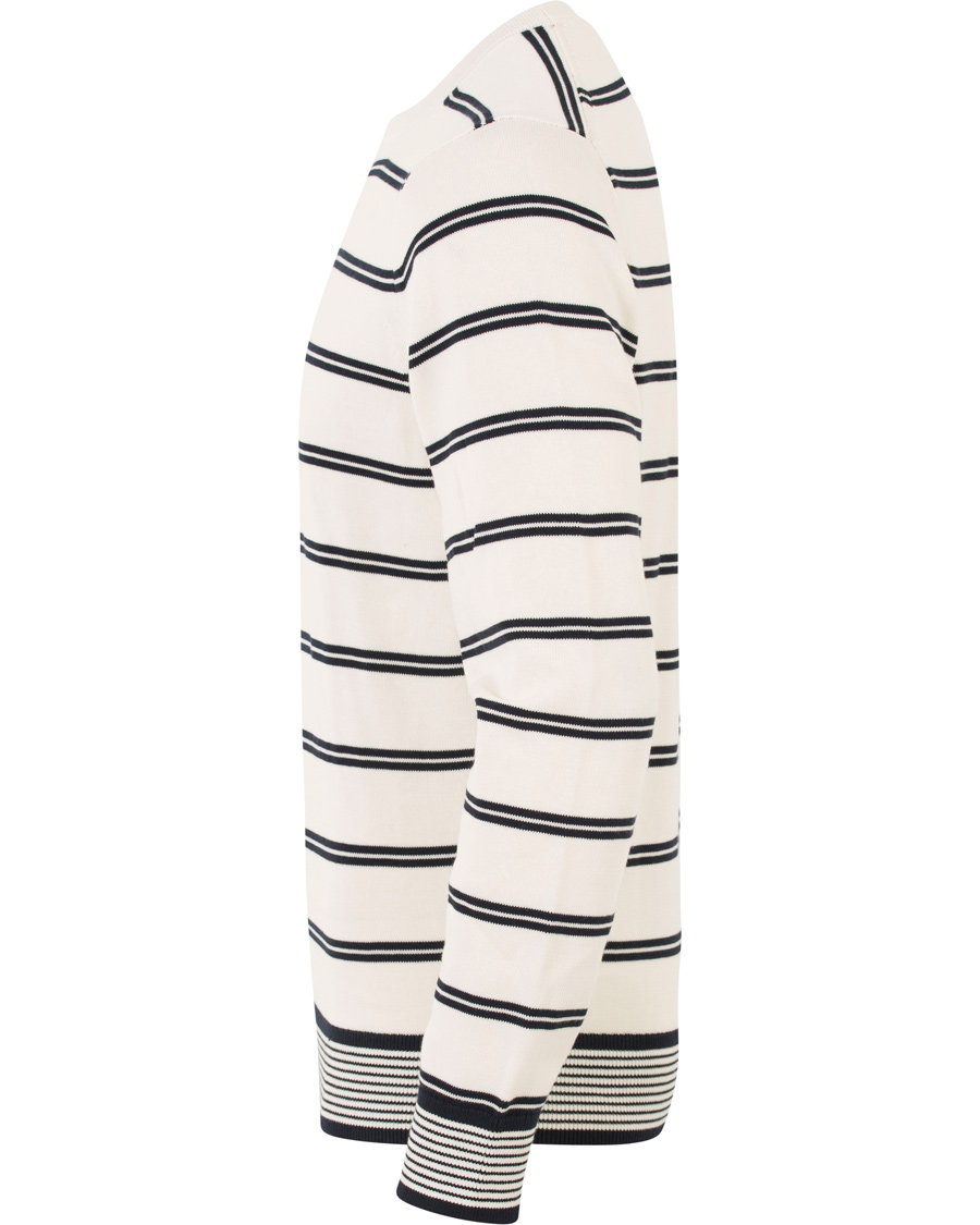 Herre | Gensere | Tommy Hilfiger | Hendrics Stripe Knitted Crew Neck Snow White