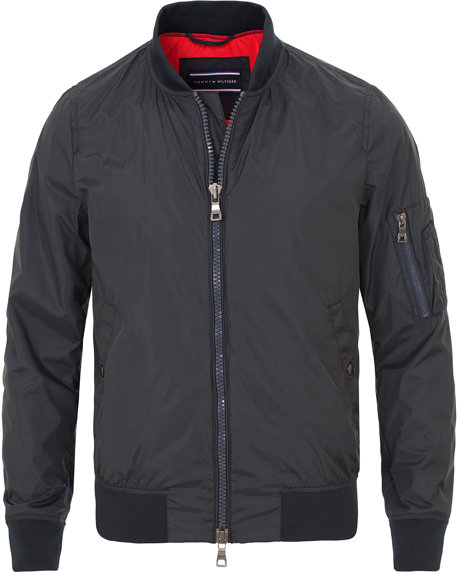 Herre | Jakker | Tommy Hilfiger | Classic Nylon Bomber Jacket Midnight