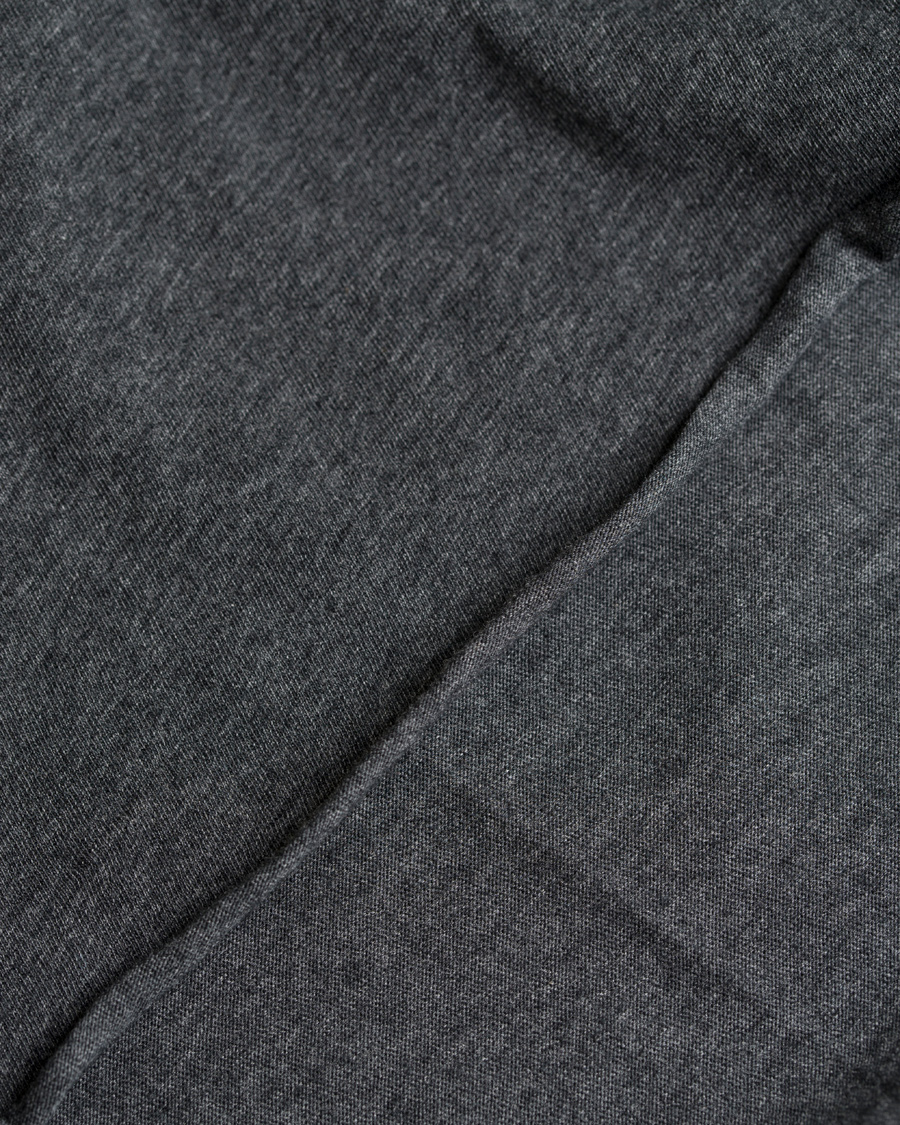 Herre | T-Shirts | Filippa K | Melange Roll Edge Tee Dark Grey