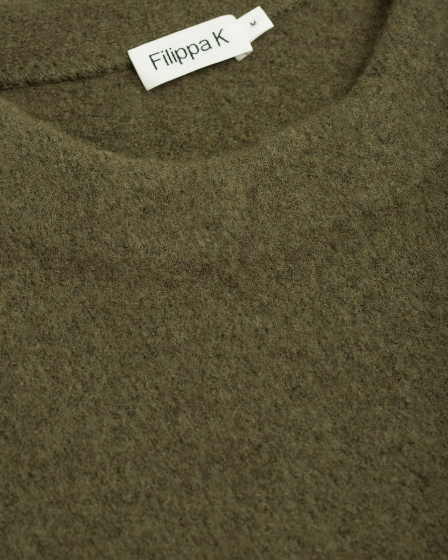 Herre | Gensere | Filippa K | Light Yak Knitted Sweater Airforce