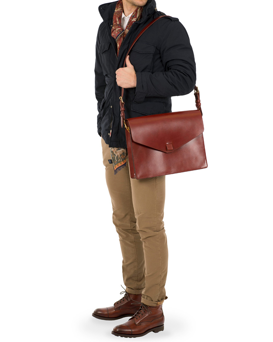 Herre | Tärnsjö Garveri TG1873 Messenger Bag Burgundy | Tärnsjö Garveri | TG1873 Messenger Bag Burgundy