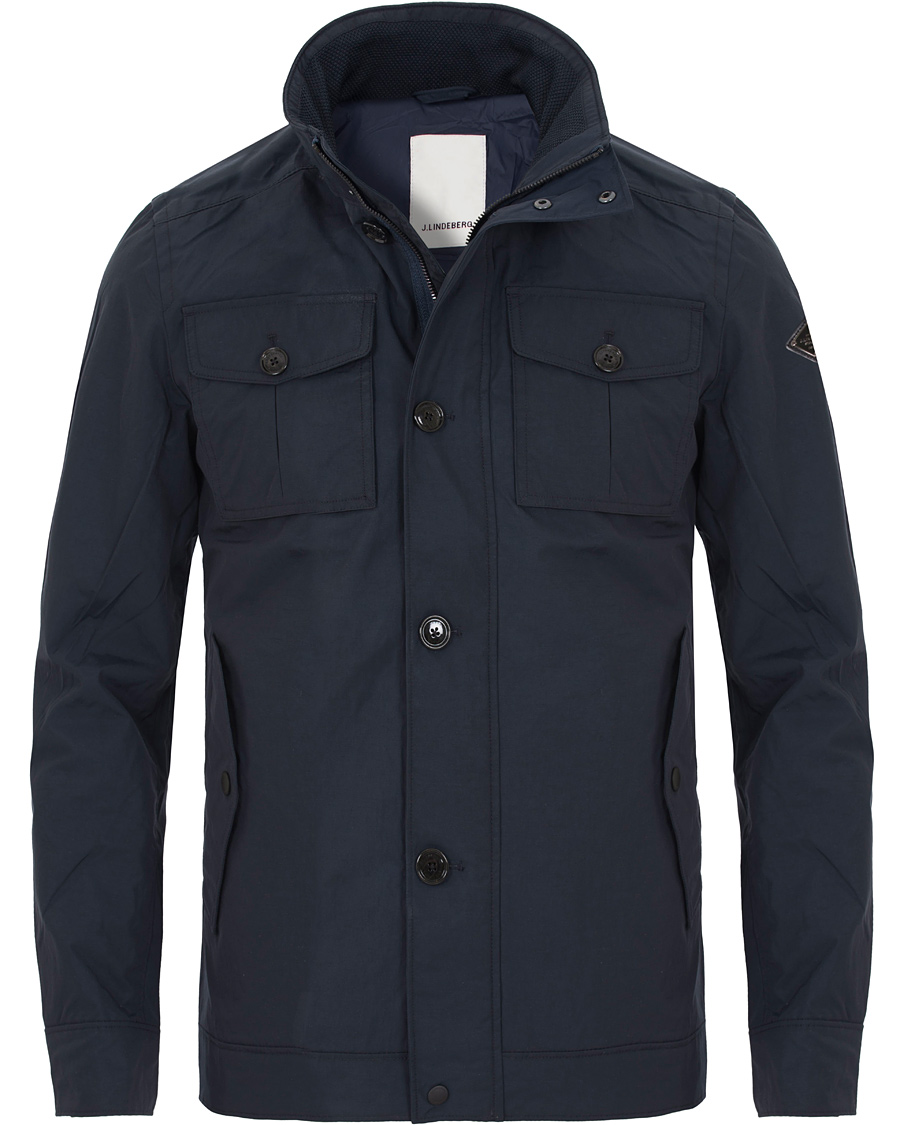 Herre | Jakker | J.Lindeberg | Bailey 72 Sports Nylon Jacket Navy