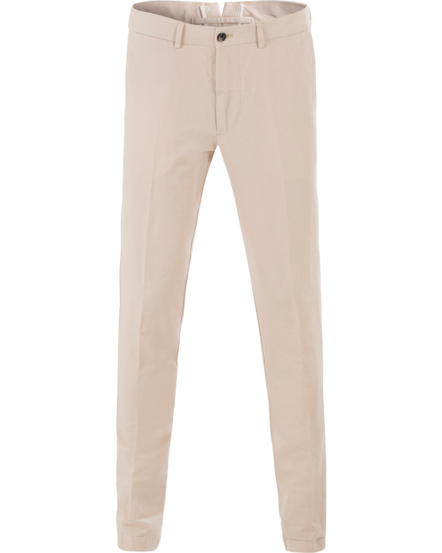 Herre | Bukser | J.Lindeberg | Grant Cotton/Linen Trousers Beige