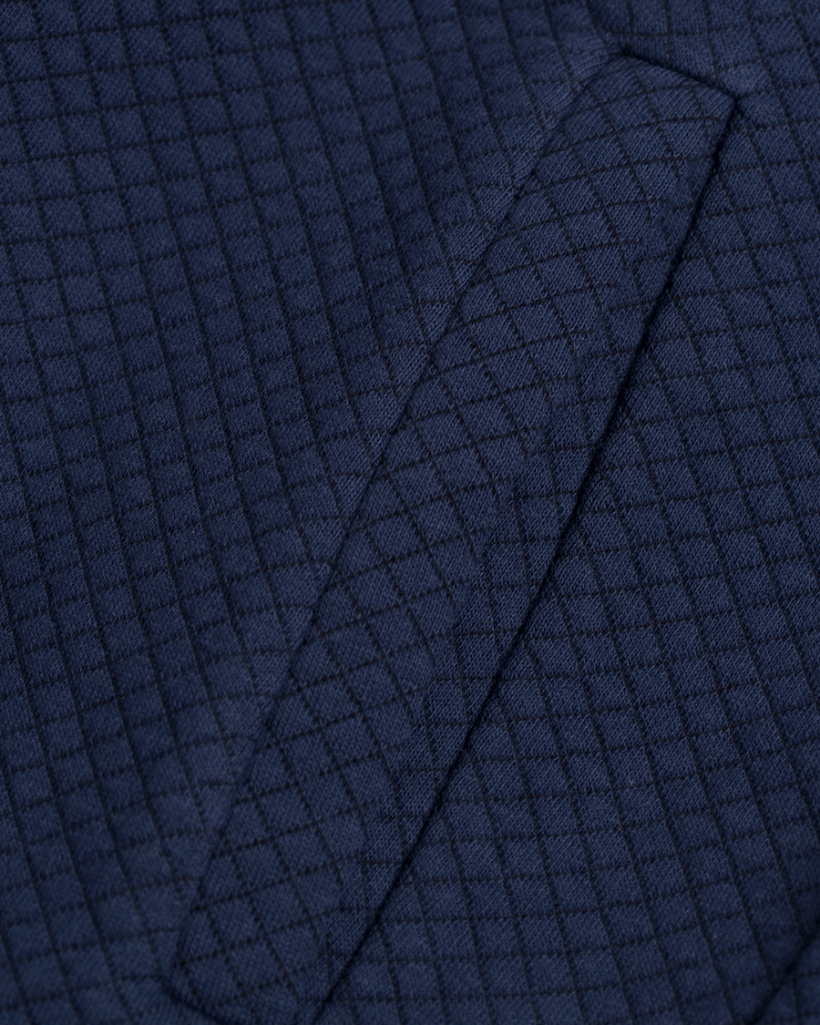 Herre | Gensere | J.Lindeberg | Randall Micro Quilted Zip Sweater Navy
