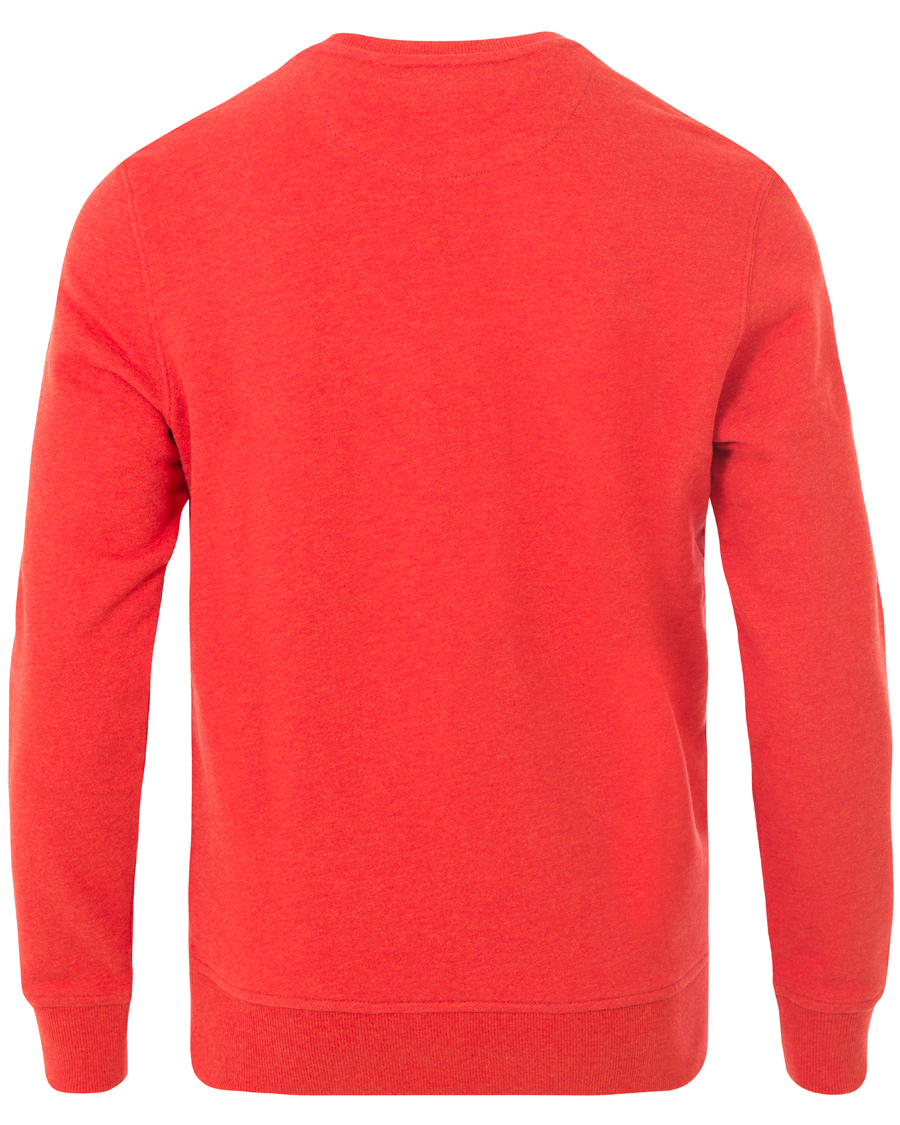 Herre | Gensere | Lyle & Scott | Crew Neck Sweatshirt Flame Red Marl