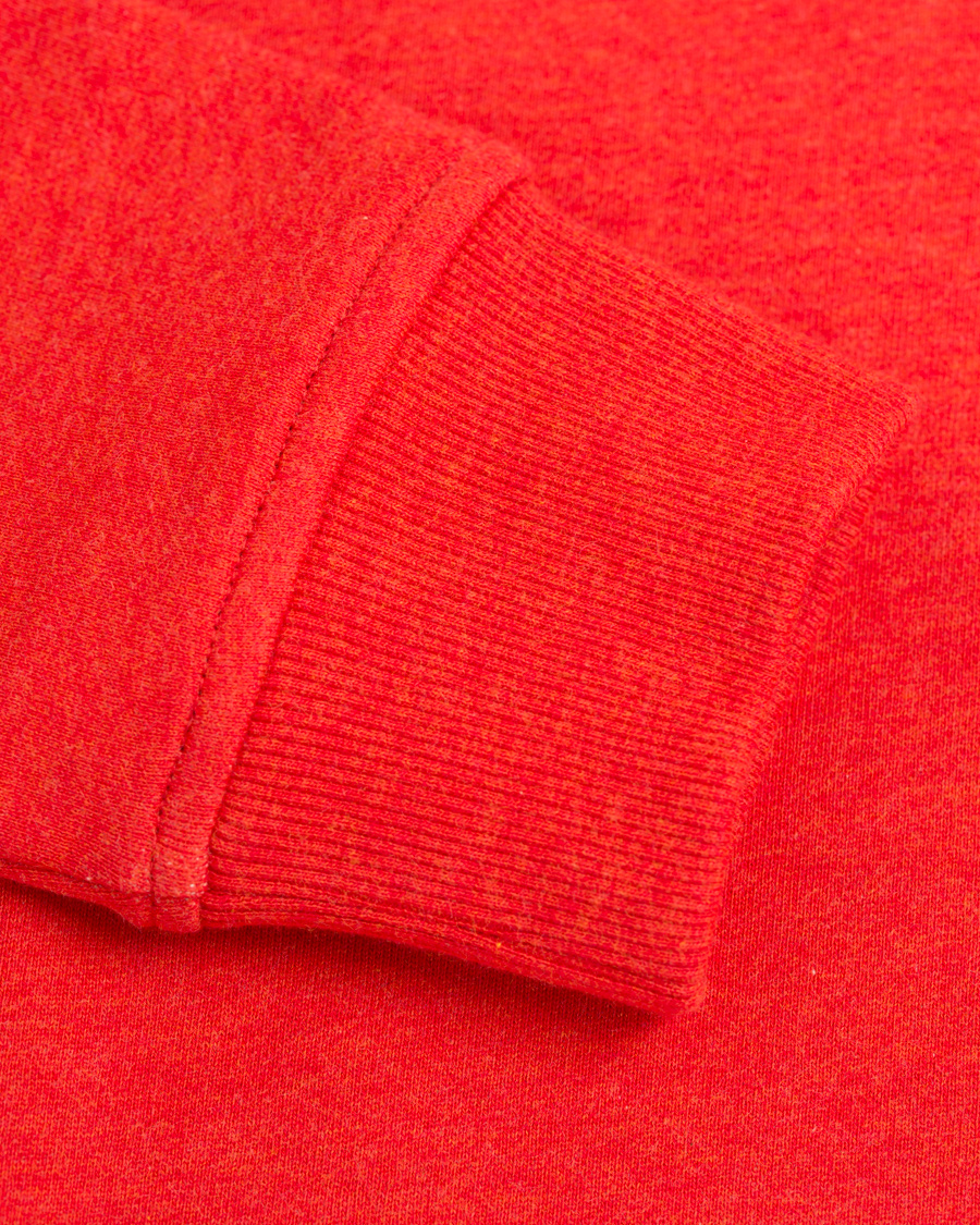 Herre | Gensere | Lyle & Scott | Crew Neck Sweatshirt Flame Red Marl