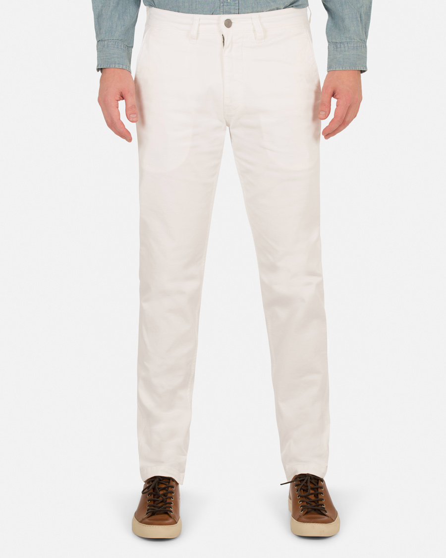 Herre | Bukser | NN07 | Marco 1200 Stretch Chinos Off White