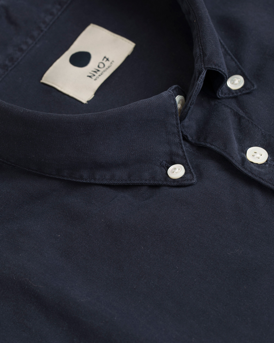 Herre | Skjorter | NN07 | Falk Tencel Shirt Navy Blue