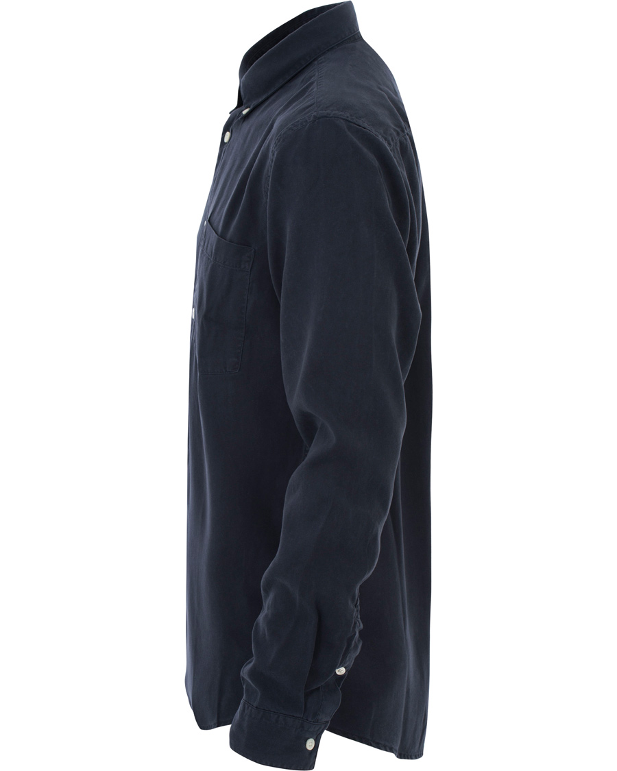 Herre | Skjorter | NN07 | Falk Tencel Shirt Navy Blue
