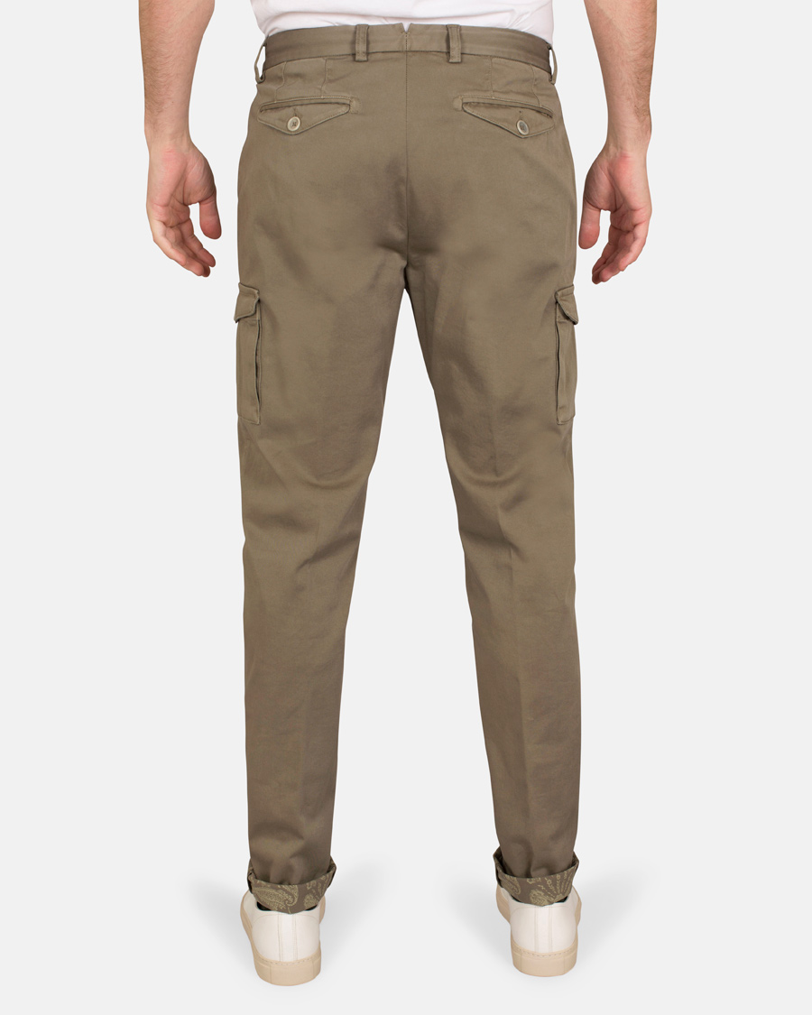 Herre | Bukser | Etro | Cargo Pants Washed Khaki