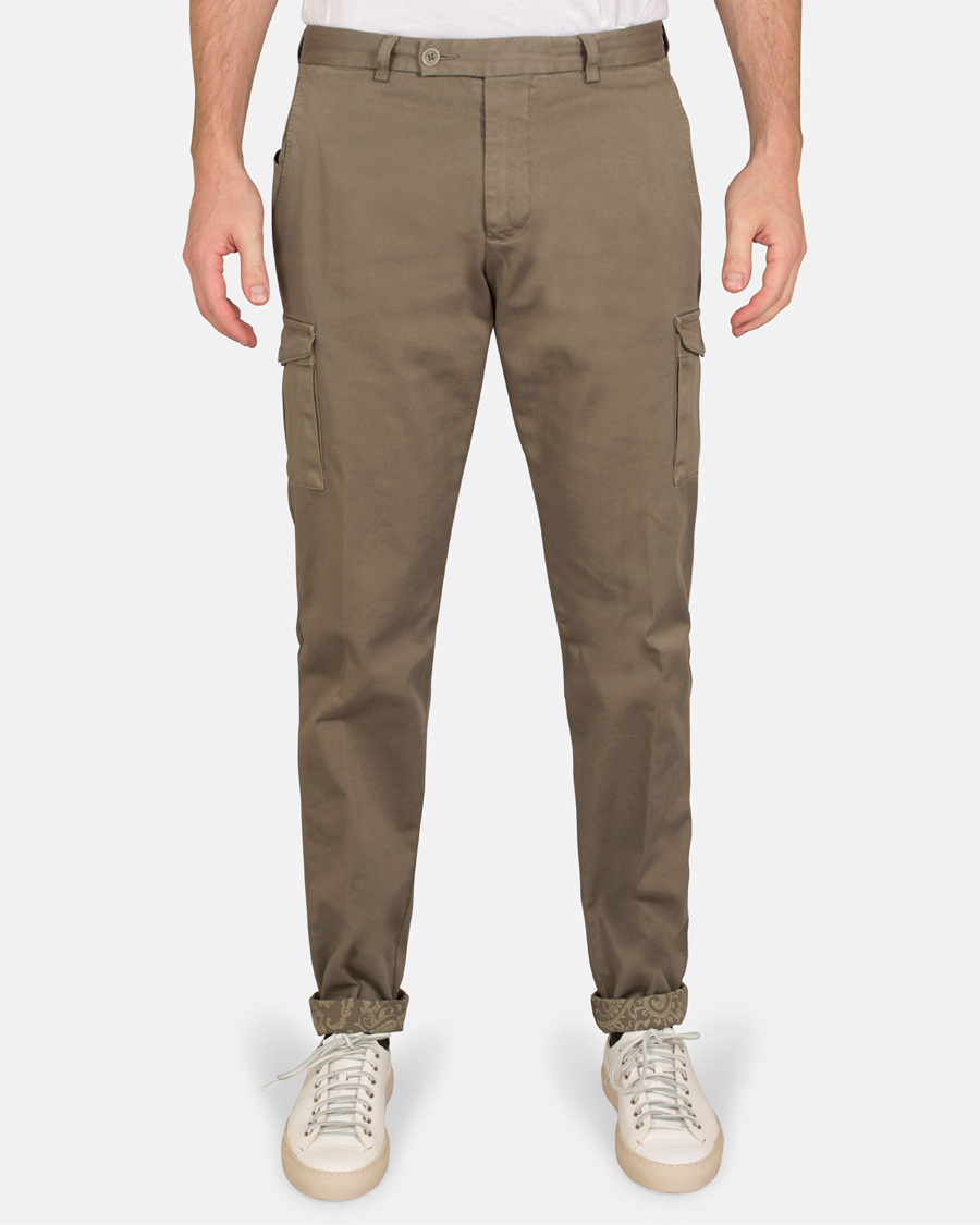 Herre | Bukser | Etro | Cargo Pants Washed Khaki