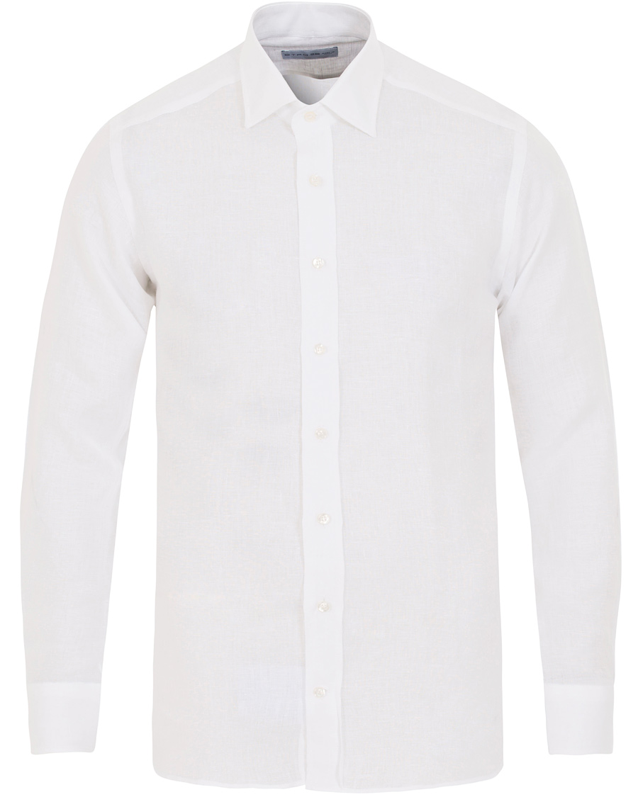 Herre | Skjorter | Etro | Linen Shirt White