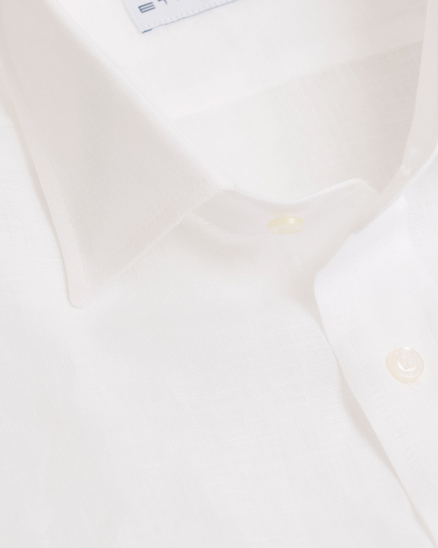 Herre | Skjorter | Etro | Linen Shirt White