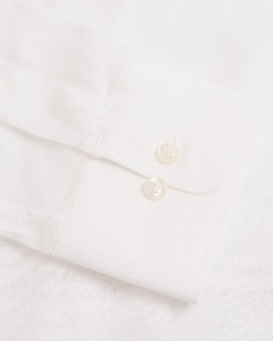 Herre | Skjorter | Etro | Linen Shirt White