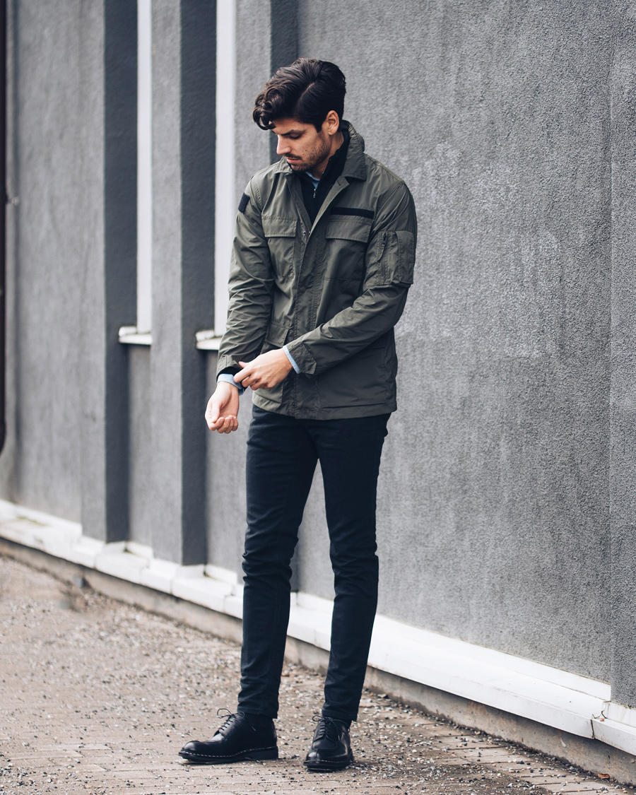 Herre | Jakker | Aspesi | Shirt Field Jacket Army Green