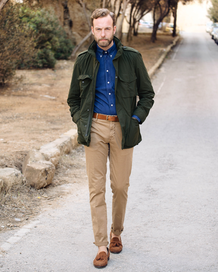 Herre | Jakker | Aspesi | Field 65-Replica Jacket Army Green