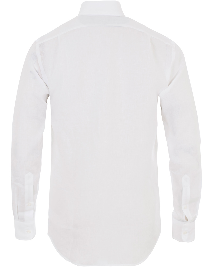 Herre | Skjorter | Ralph Lauren Purple Label | Serengeti Linen Shirt White