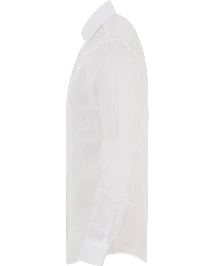 Herre | Skjorter | Ralph Lauren Purple Label | Serengeti Linen Shirt White
