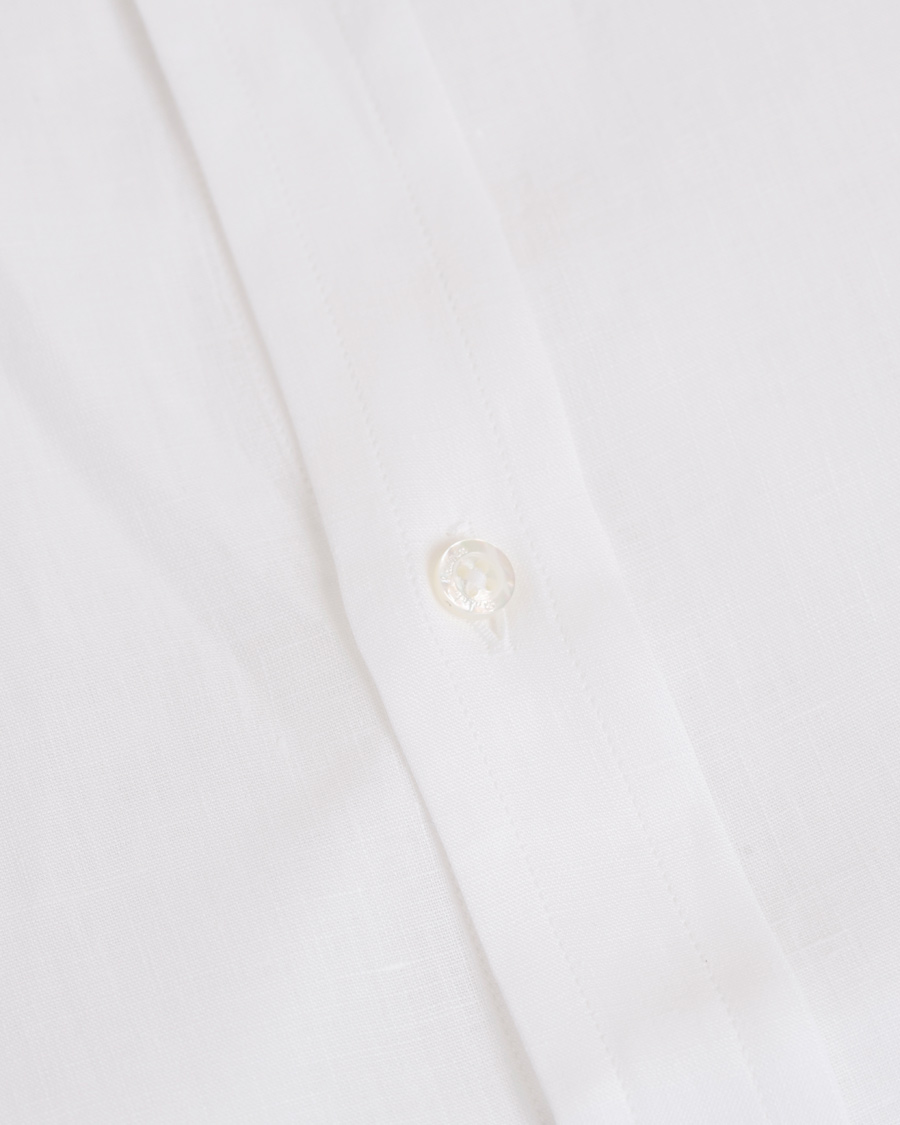 Herre | Skjorter | Ralph Lauren Purple Label | Serengeti Linen Shirt White