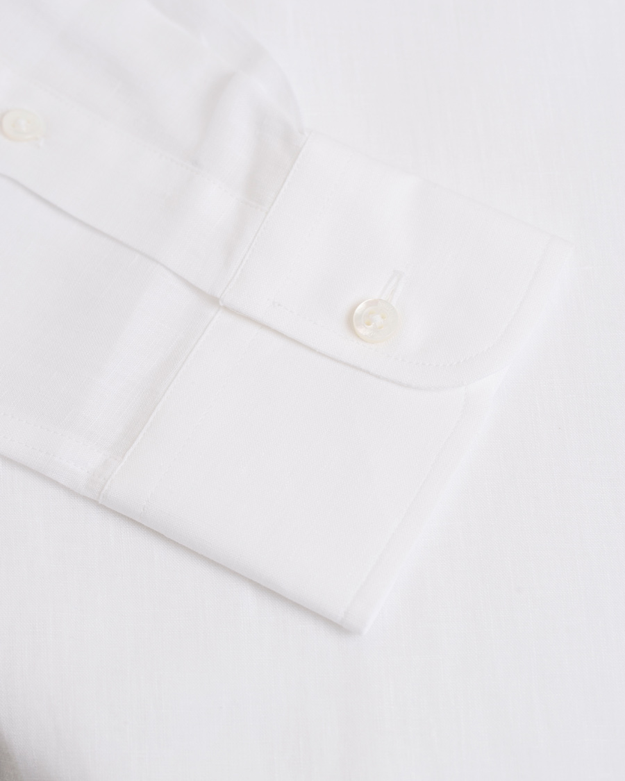 Herre | Skjorter | Ralph Lauren Purple Label | Serengeti Linen Shirt White