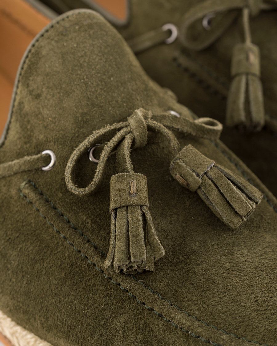 Herre | Ralph Lauren Purple Label Chesp Tassel Olive Suede | Ralph Lauren Purple Label | Chesp Tassel Olive Suede