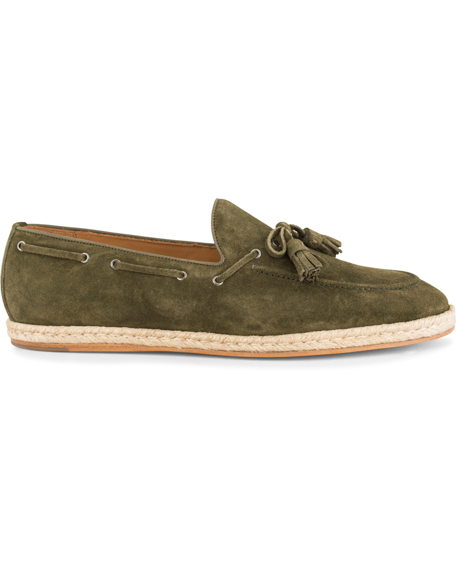 Herre | Ralph Lauren Purple Label Chesp Tassel Olive Suede | Ralph Lauren Purple Label | Chesp Tassel Olive Suede