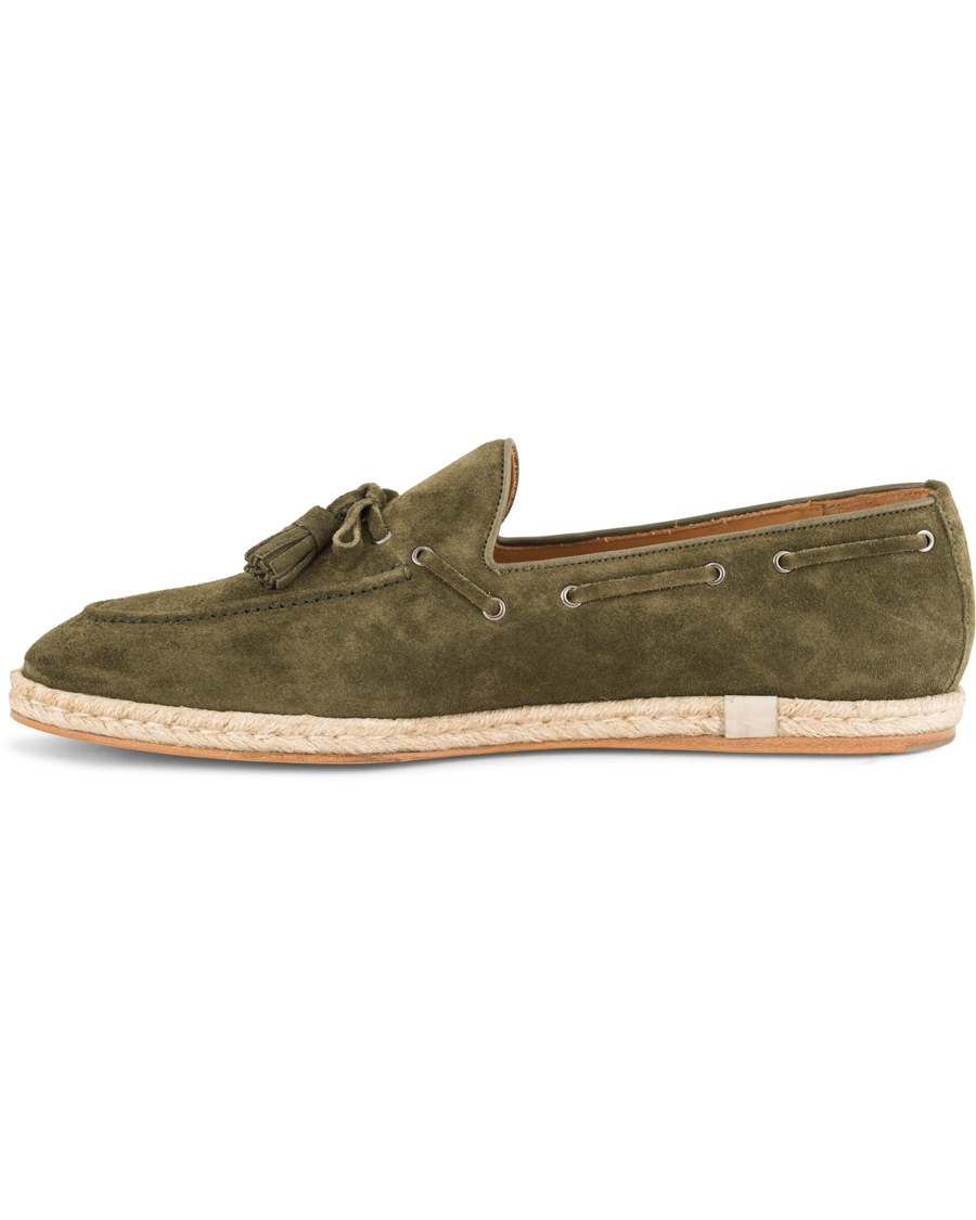 Herre | Ralph Lauren Purple Label Chesp Tassel Olive Suede | Ralph Lauren Purple Label | Chesp Tassel Olive Suede