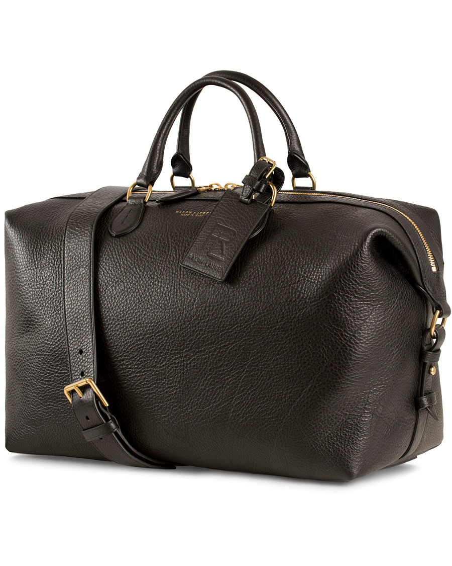 Herre | Ralph Lauren Purple Label Duffle Bag Black Grain Calf | Ralph Lauren Purple Label | Duffle Bag Black Grain Calf