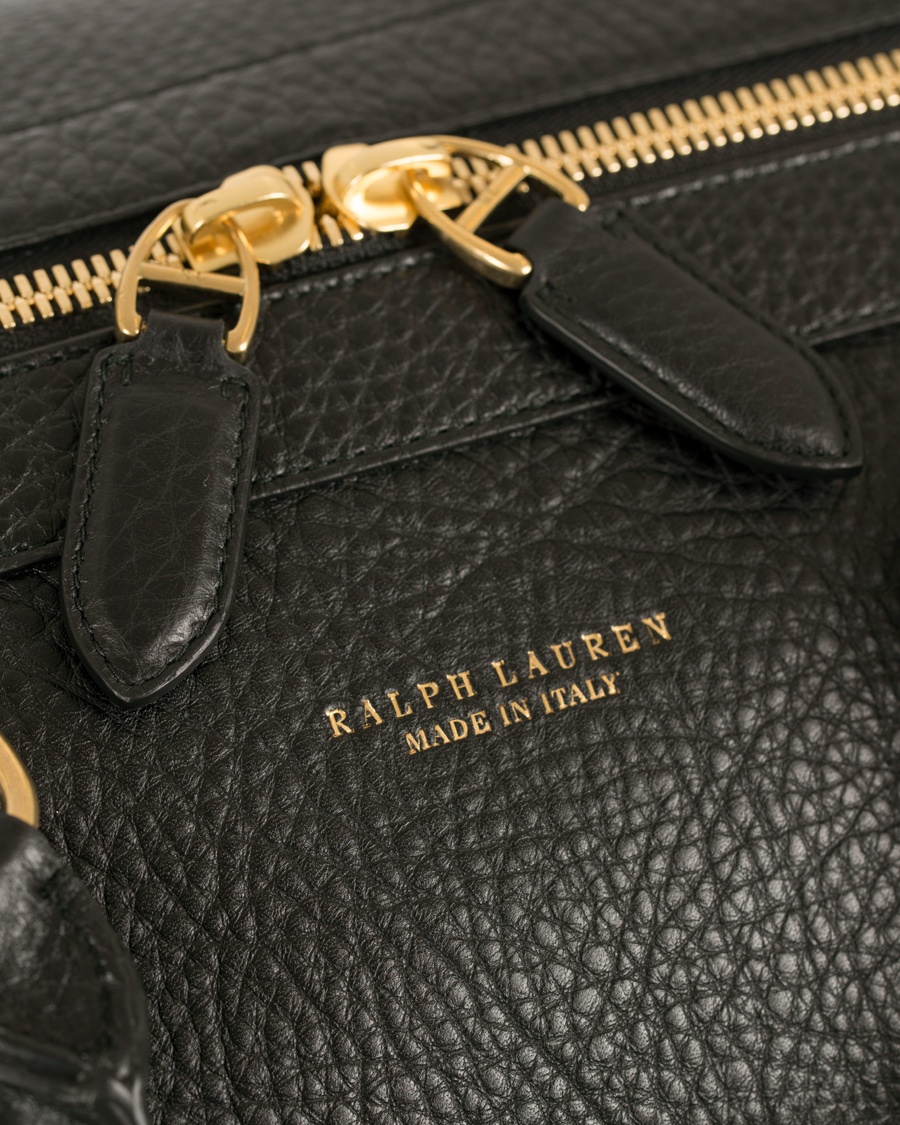 Herre | Ralph Lauren Purple Label Duffle Bag Black Grain Calf | Ralph Lauren Purple Label | Duffle Bag Black Grain Calf