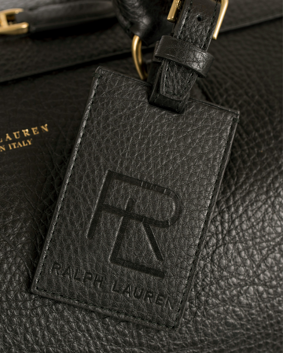 Herre | Ralph Lauren Purple Label Duffle Bag Black Grain Calf | Ralph Lauren Purple Label | Duffle Bag Black Grain Calf
