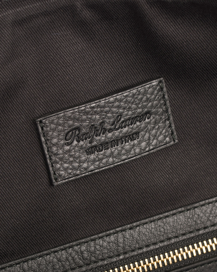 Herre | Ralph Lauren Purple Label Duffle Bag Black Grain Calf | Ralph Lauren Purple Label | Duffle Bag Black Grain Calf