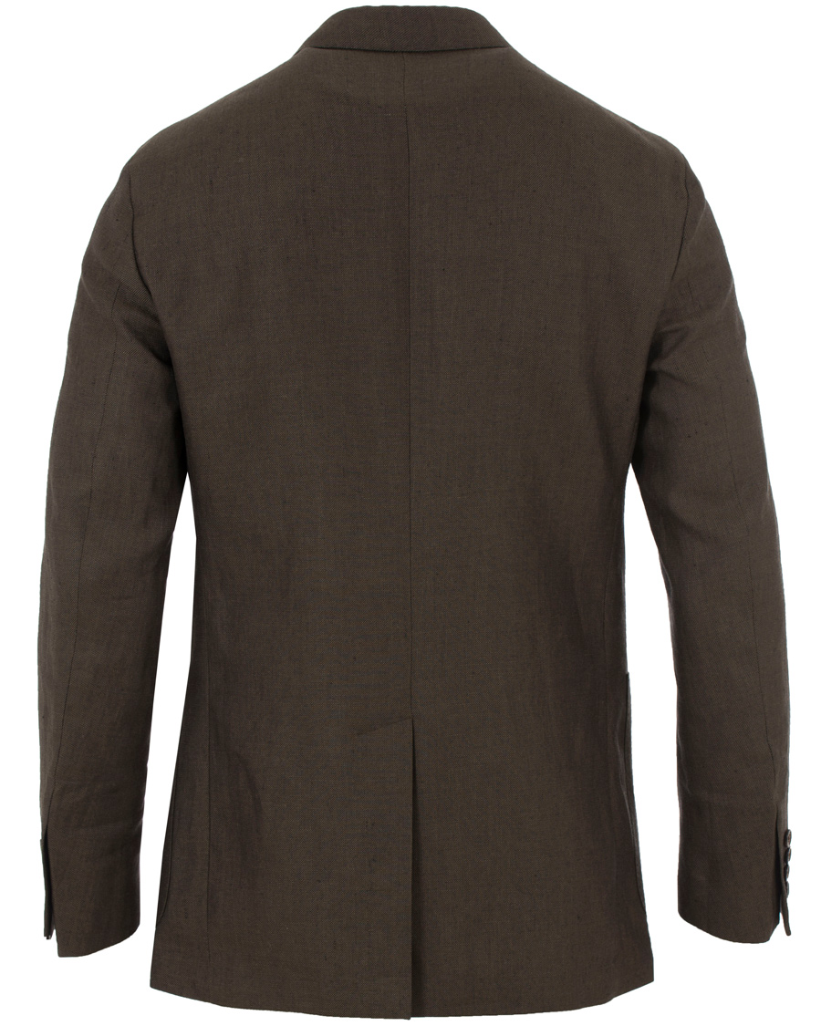 Herre | Dressjakker | Polo Ralph Lauren | Morgan Yale Linen/Wool Blazer Earth Green