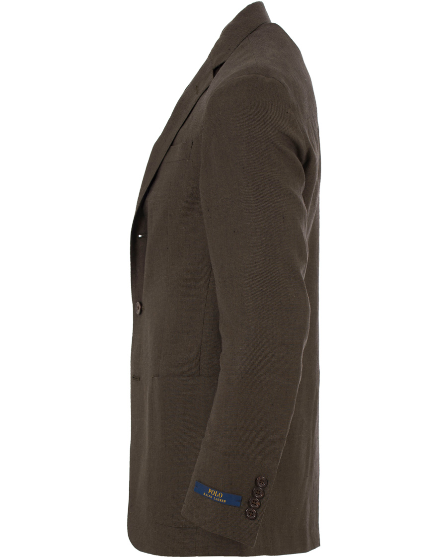 Herre | Dressjakker | Polo Ralph Lauren | Morgan Yale Linen/Wool Blazer Earth Green