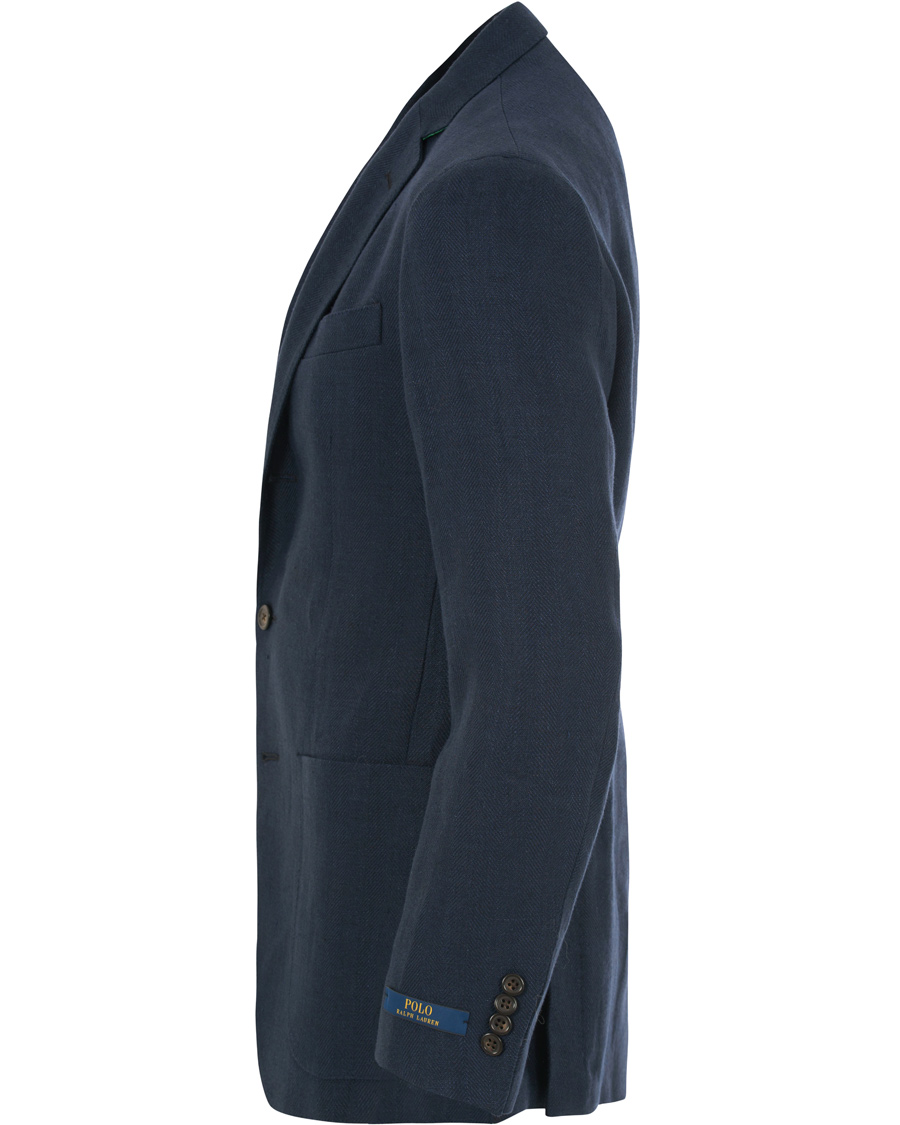 Herre | Dressjakker | Polo Ralph Lauren | Morgan Yale Linen Herringbone Blazer Navy