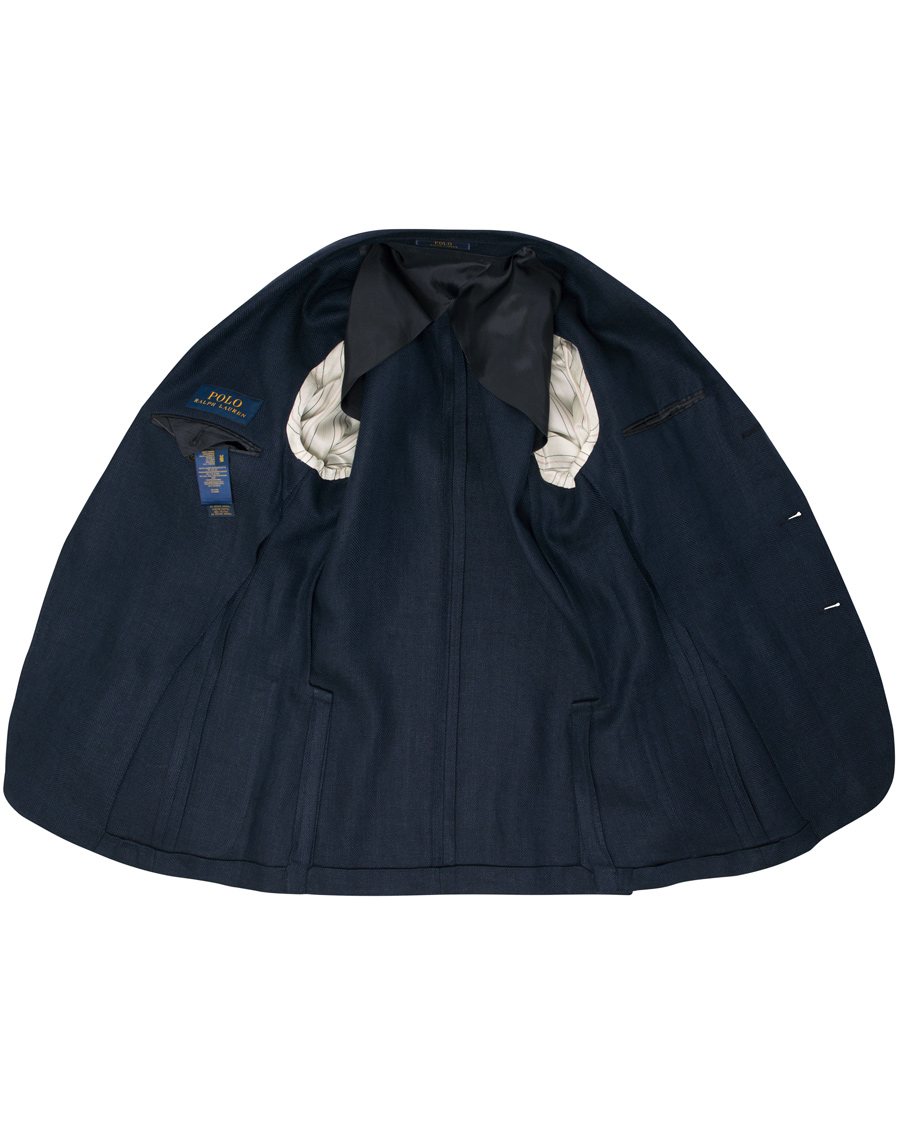 Herre | Dressjakker | Polo Ralph Lauren | Morgan Yale Linen Herringbone Blazer Navy