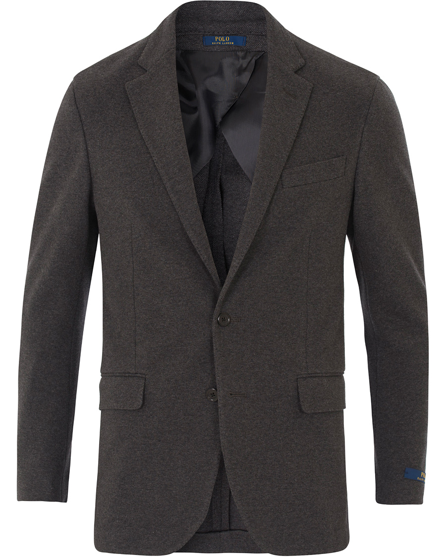 Herre | Dressjakker | Polo Ralph Lauren | Morgan Knit Cotton Patch Pocket Sportscoat Charcoal