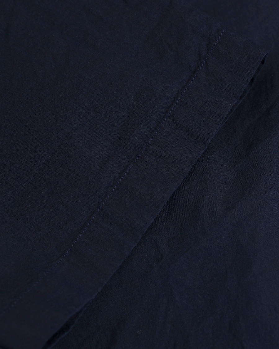 Herre | Skjorter | Eton | Slim Fit Indigo Short Sleeve Shirt Dark Blue